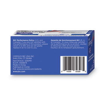 BIC® Intensity Low Odor Chisel Tip Dry Erase Marker, Broad Chisel Tip, Blue, Dozen freeshipping - TVN Wholesale